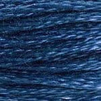 DMC Floss Color 517 "Dark Wedgewood" Embroidery Floss 2 skeins, 6 Strand Thread for Embroidery, Cross Stitch, Needlepoint, Sewing