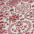 MODERN FOLK EMBROIDERY "Love & Unity: A Quaker Sampler" Counted Cross Stitch Pattern, Inspiring Words, Medallion Sampler, Pattern Only