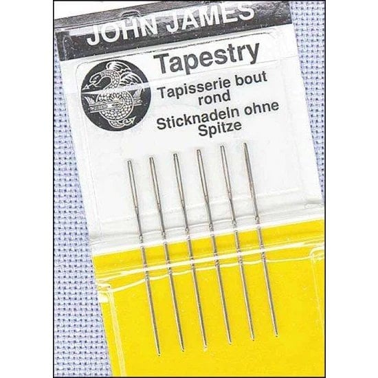 JOHN JAMES Size 26 Tapestry Needles, 6 per Pack, Cross Stitch