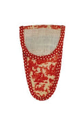 MAISON SAJOU Scissor Case ~ Red Jouy Coated Cotton Fabric - Medium - Red Offrande à lAmour in matt coated cotton, Made in France