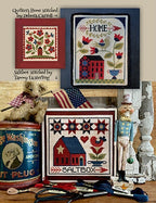 TERESA KOGUT "Love Lives Here - 9 Designs"  Counted Cross Stitch Pattern  Homes, Flowers, Trees, Pets, Sampler, Booklet Only