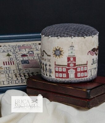 ERICA MICHAELS DESIGNS "Liberty Games"  Counted Cross Stitch Pattern  Patriotic, Americana, Game Board Design, Pattern Only