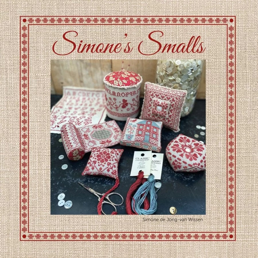 ATELIER SOED IDEE "Simone's Smalls" Counted Cross Stitch Pattern, Chart, Booklet, Pattern Only