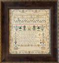 SHAKESPEARE'S PEDDLER "Mary Ann Mingay, 1796" Counted Cross Stitch Pattern, Sampler,