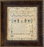 SHAKESPEARE'S PEDDLER "Mary Ann Mingay, 1796" Counted Cross Stitch Pattern, Sampler,