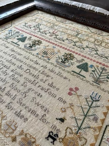 SHAKESPEARE'S PEDDLER "Mary Ann Mingay, 1796" Counted Cross Stitch Pattern, Sampler,