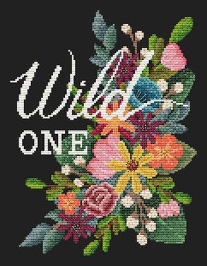 SHANNON CHRISTINE DESIGNS "Wild One" Counted Cross Stitch Pattern by Erin Elizabeth, Chart, Pattern Only
