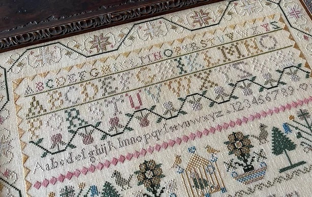 SHAKESPEARE'S PEDDLER "Mary Ann Mingay, 1796" Counted Cross Stitch Pattern, Sampler,