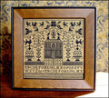 CARRIAGE HOUSE SAMPLINGS "Matter's Choice" Counted Cross Stitch Pattern, 2 Charts, Sampler, Pattern Only