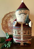 THE NEEDLE'S NOTION "Sampler Santa" Counted Cross Stitch Pattern, Chart, Christmas, Winter, Holidays, Pattern Only