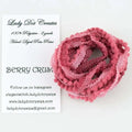BERRY CRUSH ~ Pom Poms Trim by Lady Dot Creates  2 Continuous Yards  Hand-Dyed  100% Polyester  Finishing  Craft Project Trim