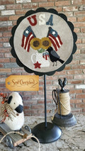Sew Cherished "A Round The Year July"  Includes Wool Applique Pattern, 10" Diameter, Pattern Only