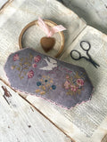 STACY NASH PRIMITIVES "Let Love Grow Pinkeep"  Counted Cross Stitch Pattern, 2022 Needlework Expo, Fall, Pattern Only
