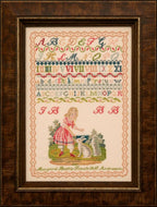 Hands Across The Sea Samplers  Margaret Beattie 1866 ~  Scottish Reproduction Sampler  Counted Cross Stitch Pattern, Booklet