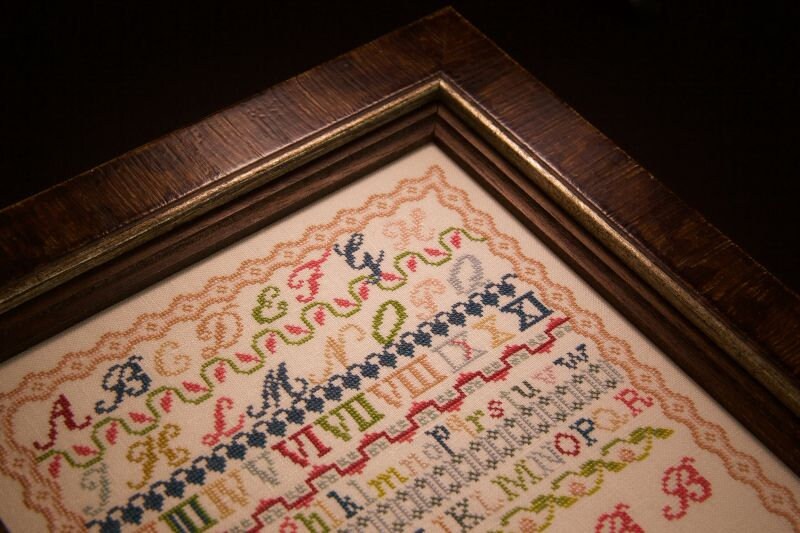 Hands Across The Sea Samplers  Margaret Beattie 1866 ~  Scottish Reproduction Sampler  Counted Cross Stitch Pattern, Booklet