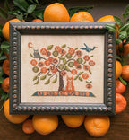 CARRIAGE HOUSE SAMPLINGS "Orange Tree Sampler" Counted Cross Stitch Pattern, Sampler, Nashville 2022 Market Release, Pattern Only