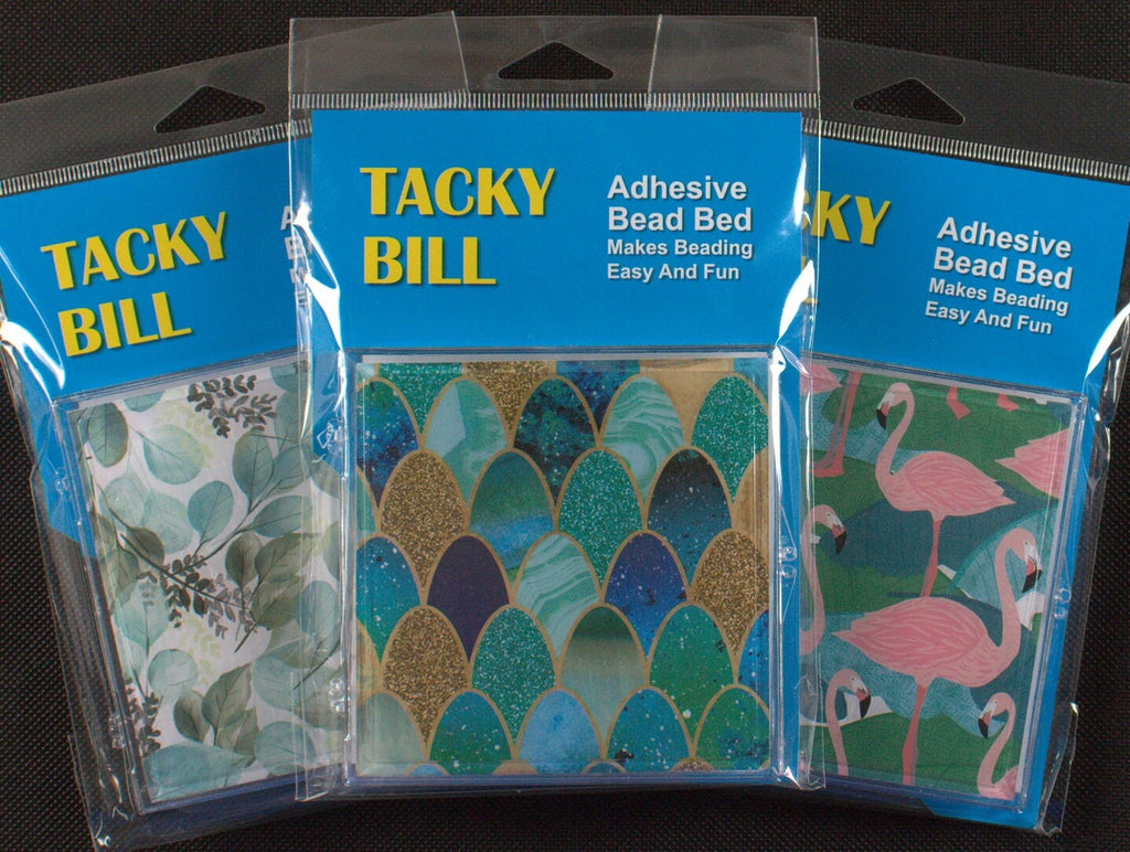 Yarn Tree "TACKY BILL" Beading Tray ~ Adhesive Bead Bed Accessory, Beading Accessory, Never Worry About Spilling Your Beads Again!