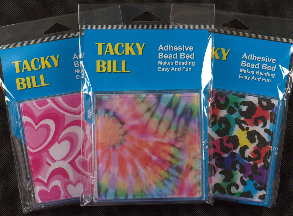 Yarn Tree "TACKY BILL" Beading Tray ~ Adhesive Bead Bed Accessory, Beading Accessory, Never Worry About Spilling Your Beads Again!