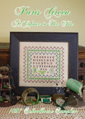 1897 Schoolhouse Samplers "Paris Green ~ A Colour to Die For" Counted Cross Stitch Pattern, EXPO EXCLUSIVE