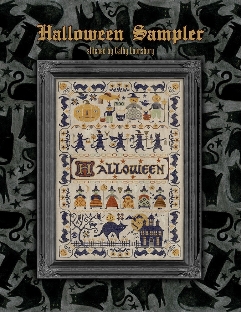 TERESA KOGUT'S Creative Whims "Hello Halloween Book"  11 Charts Included  Cross Stitch Pattern  Halloween, Expo 2022 Release,