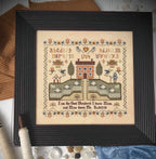 ANNIE BEEZ Folk Art "Good Shepherd Sampler" Counted Cross Stitch Pattern, Chart, Needlework Expo 2022 Release, Pattern Only
