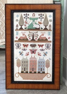 KATHY BARRICK "Pieces of Olde" Counted Cross Stitch Pattern, Chart, Sampler, Pattern Only