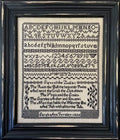 Just Stitching Along "Sarah Ann Fernley 1826" Counted Cross Stitch Pattern, Chart, Sampler, Pattern Only