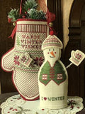 THE NEEDLE'S NOTION "A Fine Pair" Counted Cross Stitch Pattern, Chart, Winter, Christmas, Pattern Only