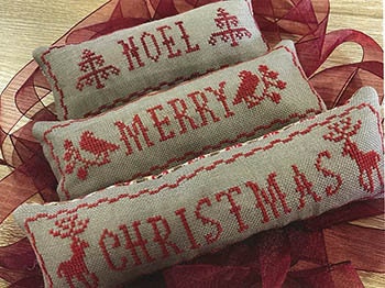 FROG COTTAGE DESIGNS "Christmas Cheer" Counted Cross Stitch Pattern, Chart, Sampler, Expo 2022 Release, Pattern Only
