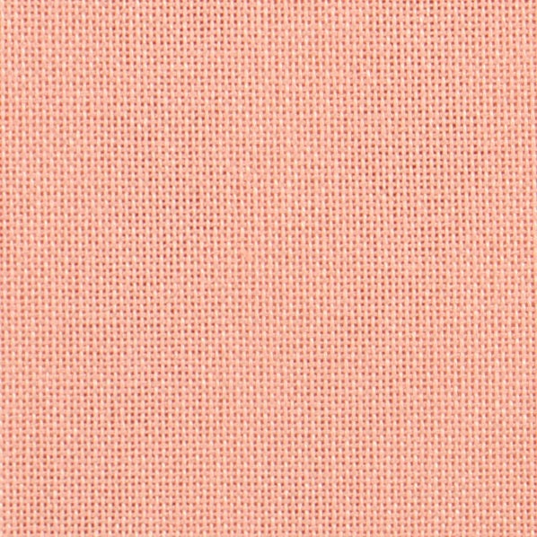 PEACH ~ 25 ct. Lugana by Zweigart Fabrics ~ Hand Dyed Zweigart Fabrics ~ Cotton/Viscose  ~ 28 count