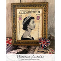 The PRIMITIVE HARE "Platinum Jubilee" Elizabeth II 1952-2022, Counted Cross Stitch Pattern ~ Expo 2022, Chart, Pattern Only
