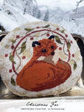 The PRIMITIVE HARE "Christmas Fox" Counted Cross Stitch Pattern, Chart, Winter, Holidays ~ Pattern Only