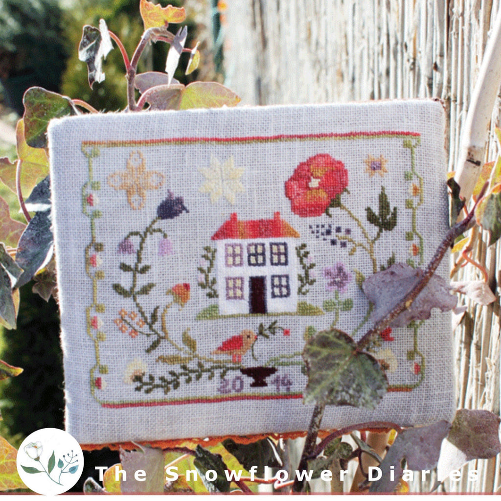 THE SNOWFLOWER DIARIES "Maja's Garden I" Counted Cross Stitch Pattern, Chart, By Maja Matyas Szilagyi from Budapest Hungary, Pattern Only