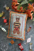 THE BLUE FLOWER "Bumble Bear"  Counted Cross Stitch Pattern  Pattern Only