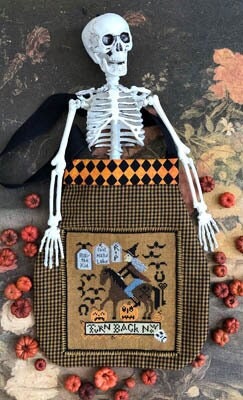 KATHY BARRICK "Western Witch"  Counted Cross Stitch Pattern  Primitive, Halloween, Sampler