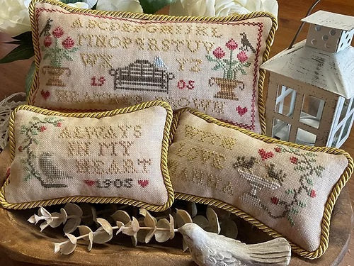 FROG COTTAGE DESIGNS "Heather Brown 1905" Counted Cross Stitch Pattern, Chart, Sampler, Expo 2022 Release, Pattern Only