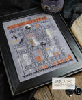 ERICA MICHAELS "All Hallows Eve" Counted Cross Stitch Pattern, Autumn, Halloween, Pattern Only