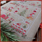 Crocette A Gogo  "WAITING FOR CHRISTMAS"  Counted Cross Stitch Pattern  Chart, Italy, Paper Pattern