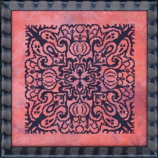 INK CIRCLES "A Spirited Mandala" Counted Cross Stitch Pattern, Halloween, Chart, Pattern Only