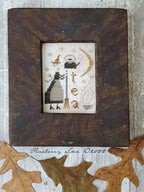 PINEBERRY LANE "Fancey Blackett ~ Little Fancies"  Primitive Cross Stitch Pattern  Fall, Halloween, Broom, Witch, Pumpkin, Pattern Only