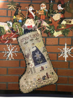 SHEPHERD'S BUSH PRINTWORKS "Charland's Stocking" Cross Stitch Pattern, Christmas, Pattern Only
