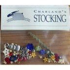 SHEPHERD'S BUSH PRINTWORKS "Charland's Stocking" Cross Stitch Pattern & Charm Pack Included, Christmas, Pattern and Charm Pack