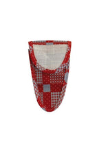 MAISON SAJOU Scissor Case ~ Patchwork Coated Cotton Fabric - Medium - Patchwork Motif in matt coated cotton, Made in France