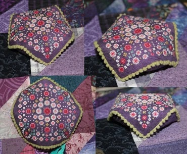 INK CIRCLES "A Bit Dotty" Counted Cross Stitch Pattern, Swirl of Dots, Chart, Pattern Only