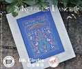 INK CIRCLES "Needles Dance" Counted Cross Stitch Pattern, A Collaborative Design with HOD & Summer House, Chart, Pattern Only
