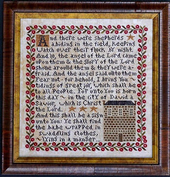 LA~D~DA "Tidings of Great Joy"  Counted Cross Stitch Pattern  Chart, Pattern Only
