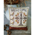 THREADWORK PRIMITIVES "Autumn Welcome", Counted Cross Stitch Pattern, Autumn, Fall, Thanksgiving, Pattern Only
