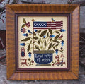 CARRIAGE HOUSE SAMPLINGS "Americana" Counted Cross Stitch Pattern, Chart, Sampler, Pattern Only