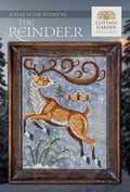 COTTAGE GARDEN SAMPLINGS "The Reindeer" Counted Cross Stitch Pattern, A Time For All Seasons Series #12, Pattern Only