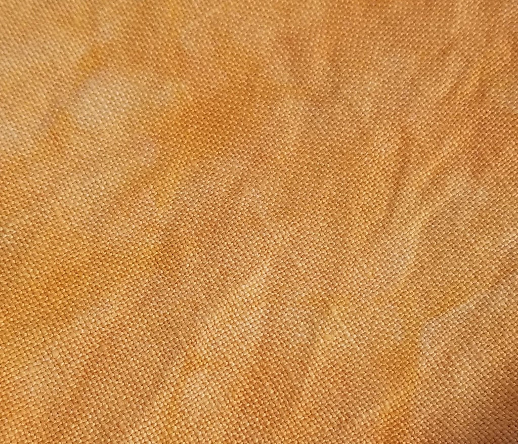 PUMPKIN ~ 28 ct. Hand-Dyed Cashel Linen by Fiber On A Whim  100% Linen  28 count Cross Stitch Fabric  Zweigart Base